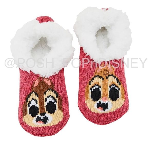 Disney Accessories Disney Chip Dale Chibi Character Slipper Socks